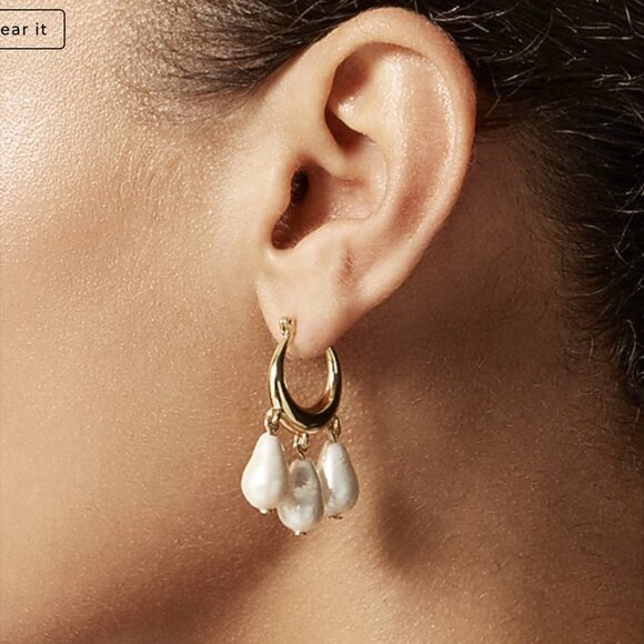 J. Crew pearl drop earrings NWT - Picture 8 of 9